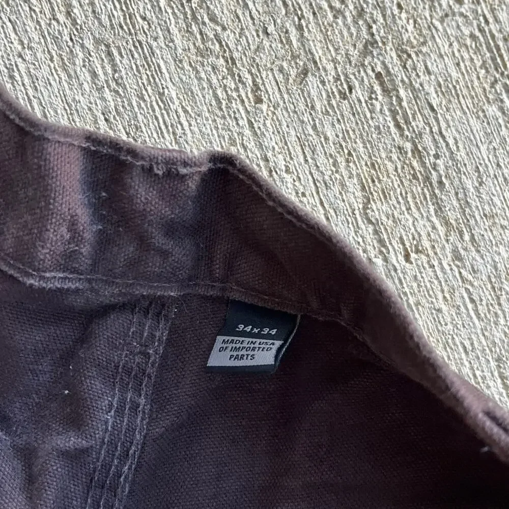 Carhartt brown double knee work wear carpenter pants